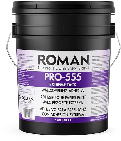 Roman 011905 PRO-555 5 gal Over Vinyl Wallpaper Adhesive