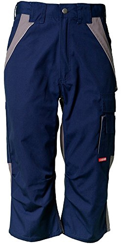 Planam Unisex Plaline 3/4-hose 3/4 Hose Plaline Größe XXL in schwarz/Zink (1er Pack)