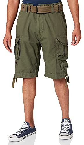 Brandit Savage Vintage Shorts, Uomo, Oliva, 3XL