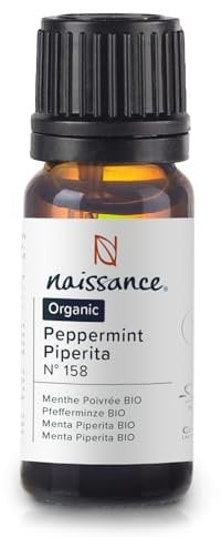Naissance Pfefferminzöl BIO (Nr. 158) - 10ml - Mentha Piperita - 100% Reines Ackerminze Ätherisches Öl - Minzöl für Naturkosmetik, Aromatherapie, Duftlampe - Duftöl für Aroma Diffuser