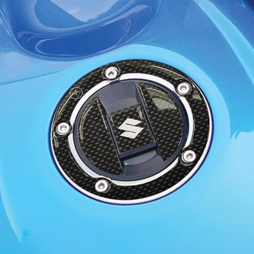 labelbike - TAPPO di PROTEZIONE ADESIVI in RESINA 3D PROTEGGI SERBATOIO per MOTO SUZUKI
