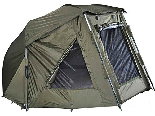 Angelzelt von Sedco – Brolly Bivvy Zelt 3500 Wassersäule – Wassersäule – Wassersäule auf loser Basis, schneller Unterschlupf, KarpfenAluminiumRahmen, perfekt für Outdoor, Camping, Angeln, Picknick,