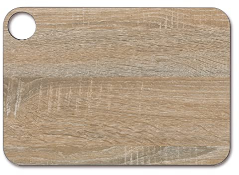 ARCOS Planche à découper avec cintre et style en bois Surface lisse en fibre de cellulose et résine Ustensile professionnel Planche de service Couleur marron 13 x 9