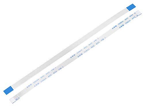 sourcing map Cable Flexible Plano, FPC FFC 9 Pines 0,5mm Paso 150mm L, Cable de Cinta Flexible para Televisor LCD Audio de Automóvil Reproductor de DVD Laptop, 5 Piezas (Tipo A)