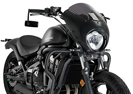 Verkleidungscheibe Modell Dark Night Stark Getönt für Kawasaki Vulcan S 20'-22', Kawasaki Vulcan S Café 17'-22'