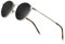 SUNGAIT Round Vintage Polarized Sunglasses Classic Retro Metal Frame Sunglasses Circular for Women Men(Silver Frame/Polarized Gray Lens)-SGT059YKHUUK