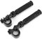 1 Paire Repose-Pieds De Moto Universels, Pédales De Moto CNC Repose Pied Moto, Pliant Moto Repose-Pieds Antidérapant Pédale Passager pour Hondakawasakiharley, Installation De Calibre 25mm Et 32mm
