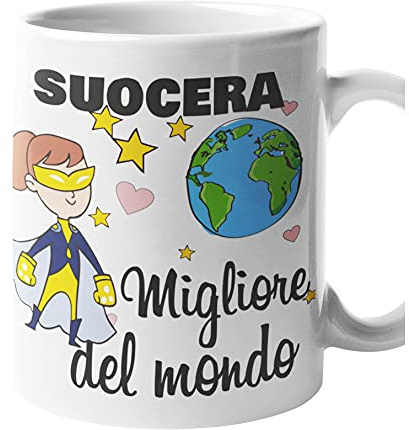 Colorfamily tazza mug Suocera sei la migliore del mondo idea regalo per la Suocera
