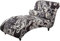 QHDXL Stretch Relaxliege Schonbezug ohne Armlehnen Elastische Chaiselongue Schonbezüge Abdeckung Liegesessel Bezug Sofabezug rutschfest Relaxsessel Bezüge Hellgrau (Color : Color-16)