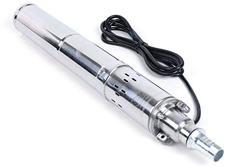 Bomba de agua 370W 24V Bomba de agua solar Bomba sumergible solar de pozo profundo Cabezal 65m Acero inoxidable