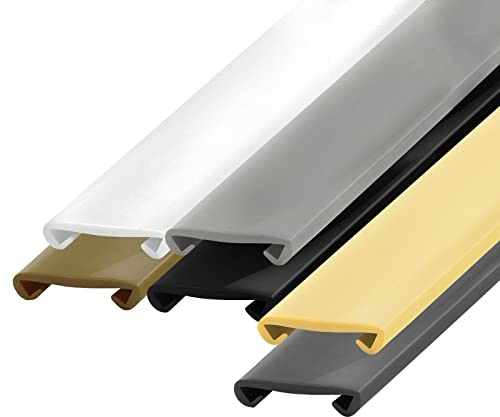 Seiletech.de Handlauf PVC – WEISS – 40m (2x20m) – Treppenhandlauf – Kunststoffhandlauf – Geländer – Profile – Handläufe – Schutz