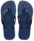 Havaianas - Top Brasil, Infradito Comode, Resistenti e Leggere con Suola Antiscivolo, Bandiera del Brasile sulle Strisce, Unisex Adulto, Navy Blue, 43/44 EU