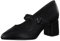 Jana Damen Pumps mit Riemen Lack Spitz Weite H Mehrweite, Schwarz (Black), 40 EU