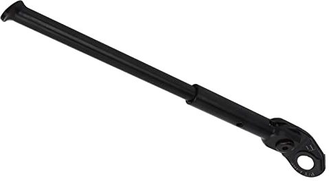 Klappbarer Fahrradständer, Ti-Legierung, Stabiler Parkplatz, Hinterer Seitenständer für Fahrräder, Praktisch, Verstellbare Länge, Rutschfester Fuß für Reisen (Black)