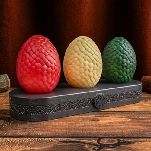 House of the Dragon Ei-Licht - Offiziell lizenziertes Novitätendekor & Fandom Merchandise für HOTD & GOT-Fans, betrieben mit USB oder Batterie
