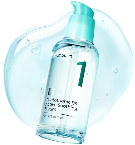 numbuzin No.1 Serum | Pantothenic B5 Active Soothing Serum | Soothing, Hydrating | Pantothenic Acid, Niacinamide | Excess Oil Control, Reduces Breakouts, Acne | Oily, Acne-Prone Skin | 50 ml