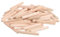 QUARKZMAN 50pz Legno Tasselli Perni 6 X 40mm (0.24 X 1.57 Pollici) Legno Tasselli Barre Scanalate Tasselli Giunti per Scanalati Lavorazione Legno Mobili Artigianato