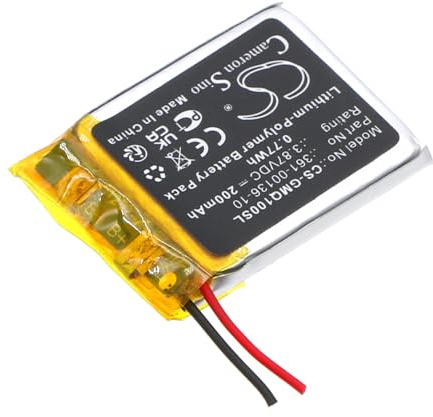 TCTK Akku 200mAh Kompatibel mit [Garmin] Venu SQ Music, Venu SQ2 Music Ersetzt 361-00136-10, 361-00136-20, 361-00136-21