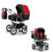 Zwillingskinderwagen 2 in 1 City Twin inkl. Sportsitze - 15 Teile - in 19 Farben