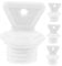minkissy 4pcs Hot Water Bottle Screw Plug Replacement Parts Leakproof Rubber Sealing Cap Safety Stopper for Warm Water Bag Hot Water Bottle Accessories 21mm Inner Diameter