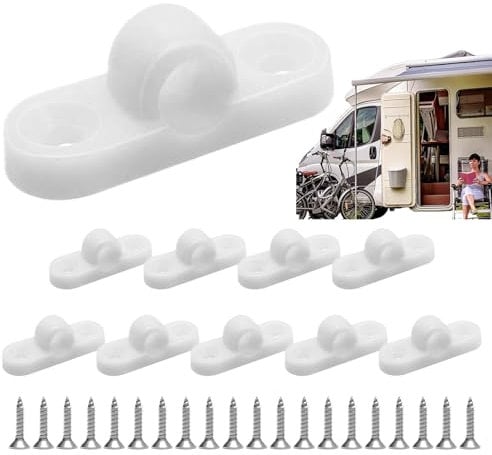 Awning Bracket Kit – Reinforced Awning – Mounting Pole Brackets, RV Awning Support Accessories | Replacement Bracket Caravan Awnings, Camping Tents Awning, RV Awning Bottom Bracket for Camping