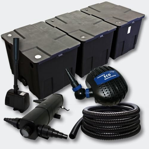 Helloshop26 Kit:Filtration de Bassin 90000l 36 Watts UV Stérilisateur Pompe Fontaine 4216461