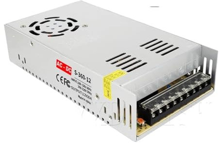 ZKLGS Fuente de alimentación conmutada, 3V 5V 9V 12V 15V 18V 24V 36V Fuente de alimentación 1A 2A 3A 5A 6A 8A 10A 20A 50A Fuente de alimentación conmutada 12 V voltios a 12V AC-DC SMPS(50A)