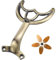 CGTQROVR Ceiling Fan Blade Arms Zinc Alloy Ceiling Fan Blade Brackets Reliable and Stylish Mounting Bracket Replacement