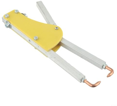 Professionelle tragbare Punktschweißzange Elektro-Schweißzange DIY-Werkzeug, 123 mm Länge, Metallschweißzange, verstellbarer Druck, Blechreparatur, Stumpfschweißstift
