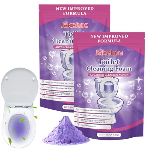 2Pcs Toilet Cleaning Foam Toilet Cleaning Powder WC Schaumreiniger