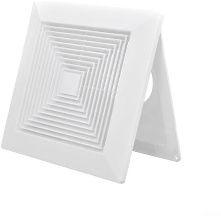 Oniissy Ceiling Air Diffuser, Square Ventilation Hood With Spring-Panel System Air Conditioner Outlet Vent Register Cover For Central Air System White(100)