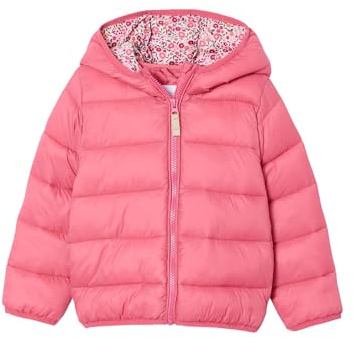 Vertbaudet Mädchen Steppjacke mit Kapuze, Übergangsjacke