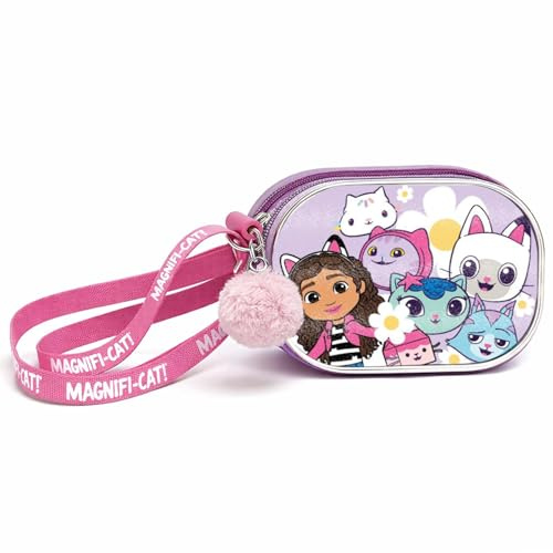 The Geeky Pop Sac enfant – Sac bandoulière avec fermeture zippée et sangle réglable pour fille