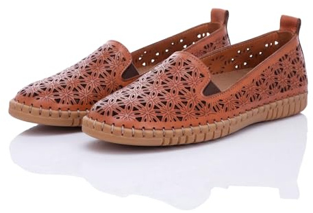 Gemini Damen Slipper braun