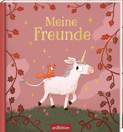 Ein Einhorn namens Oktober – Meine Freunde: Zauberhaftes Freundschaftsbuch für Kindergarten und Schule | Freundebuch für Mädchen und Jungen ab 3 Jahren