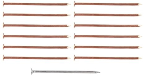 4 Inch Copper Nails for Killing Trees, Stump Removal Spikes with Steel Drill Bit and Storage Box, Eco-Friendly Solution for Outdoor