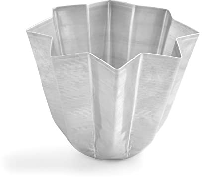 HABI 6261 Pandoro-Form, Aluminium, Grau
