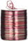 PRÄSENT RAFFIA PEARL-Multicolour Bastband rot / bordeaux / gold, 50 m metallic Dekoband für Präsente, zum Verzieren & Basteln, Geschenkband für feierliche Anlässe