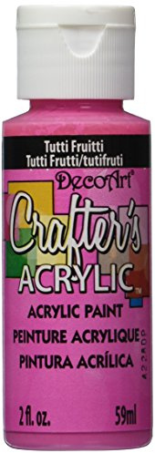 DecoArt 59 ml Crafters Acrylic, Tutti Fruitti