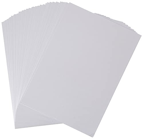 Crafter 's Companion CP-Snows Crafter's Companion Centura Perle Blatt Kartenset Schneeweiß A4 Hauch Von Silber 50-Teilig-Hint of Silver
