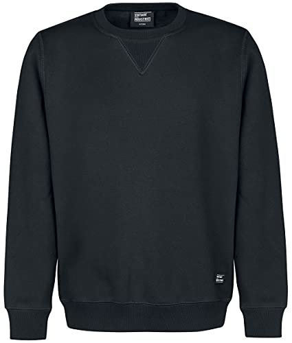 Vintage Industries Greeley Crewneck Sweatshirt, schwarz, L
