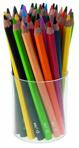 Jumbo hex Farbstifte 36 Stück