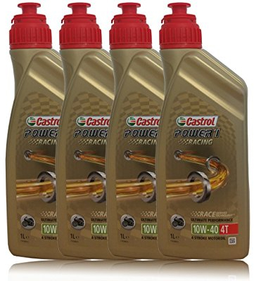 CASTROL 4x 1 L POWER1 Racing 4T 10W-40