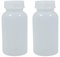 2 x Weithalsflasche 500 ml mit Schraubverschluss, Apothekerflasche, Laborflasche, Medizinflasche, Vorratsdose, Kunststoffdose, aus Kunststoff (PE-LD), BPA frei - made in Germany