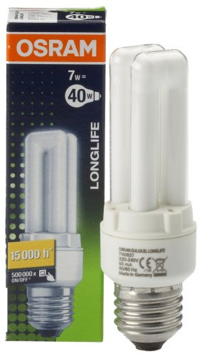 Osram 288819 DULUX EL LL 7W/827 220-240V E27 Energiesparlampe
