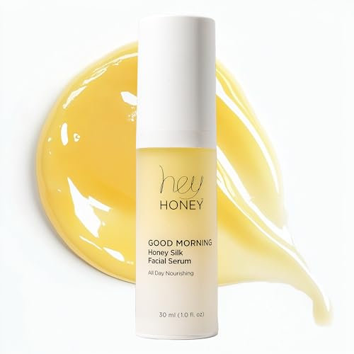 Hey Honey Skincare Good Morning Gesichtsserum für reife Haut | Schnell wirkender Hautbefeuchter und Schutz der Hautbarriere | Mit Hyaluronsäure, Retinyl | Für empfindliche Haut
