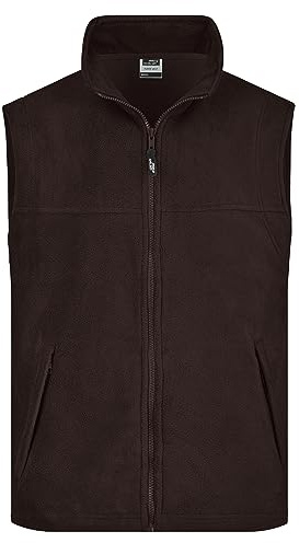 James & Nicholson Fleece Weste - Praktische Weste aus Anti-Pilling-Fleece für Damen und Herren