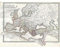 Wee Blue Coo 1850 Map Roman Empire Divided East West Ancient Rome Art Print Poster Wall Decor Kunstdruck Poster Wand-Dekor-12X16 Zoll