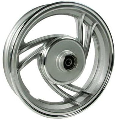 Felge vorne Scheibenbremse 10 Zoll 3 Speichen Stern Alu kompatibel für Benzhou-City Star (YY50QT), REX (JINAN-QINGQI, Shenke)-RS 450 [QM50QT-6A]