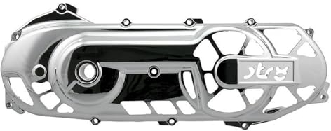 Variomatikdeckel STR8 Extreme Cut in Chrom für YAMAHA Aerox 50 Cat (ab Bj. 2003) Typ:SA14